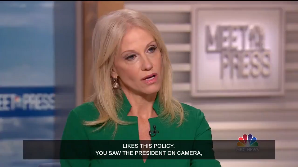 Kellyanne Conway Says 'nobody Likes Seeing Babies Ripped From Their ...