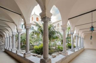 courtyard in Four Seasons San Domenico Palace