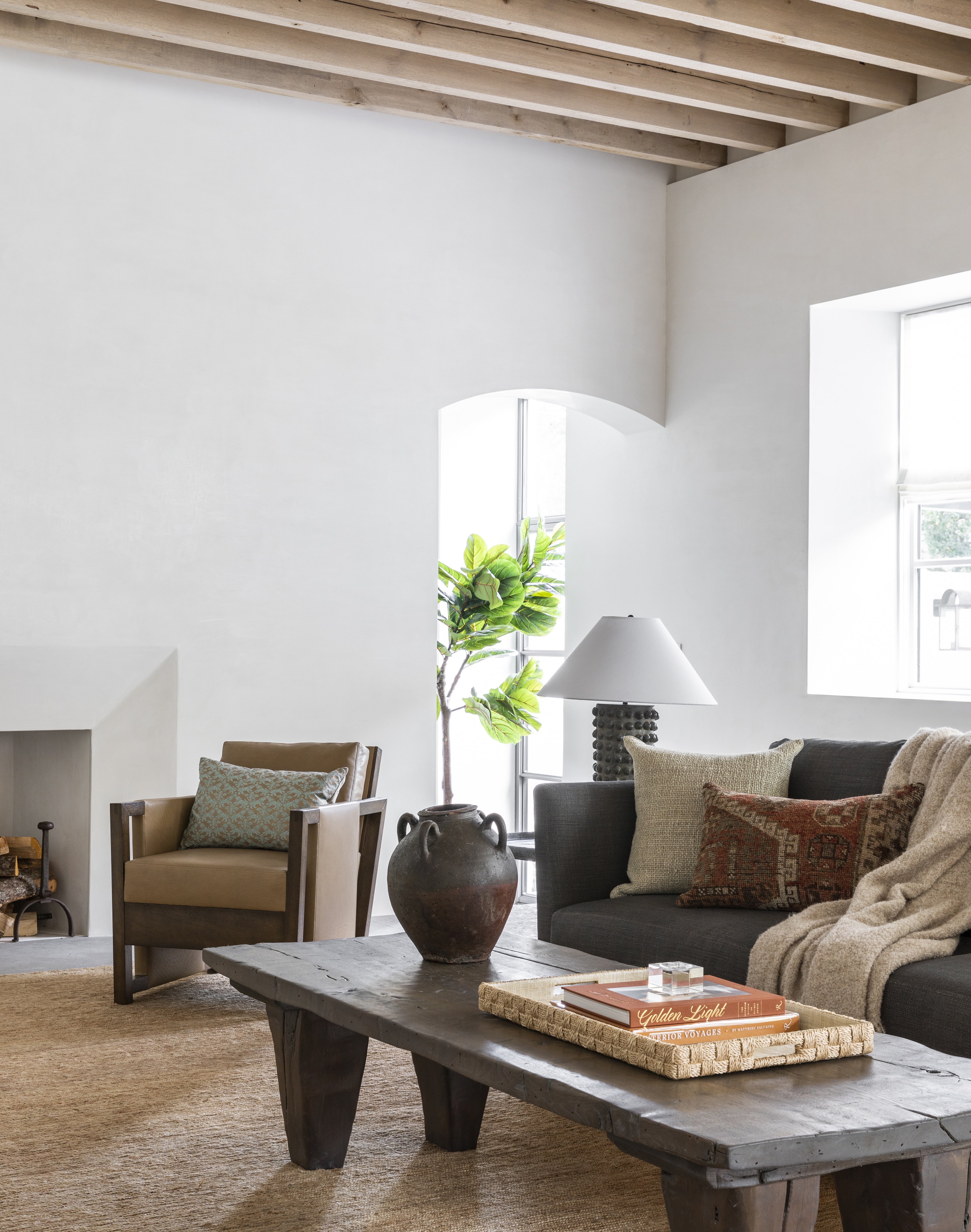 Boho style living room