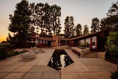 An oceanfront modernist house by one of Frank Lloyd Wright's disciples, Aaron G. Green, hits the market