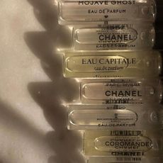 @pink_oblivion sample perfume bottles
