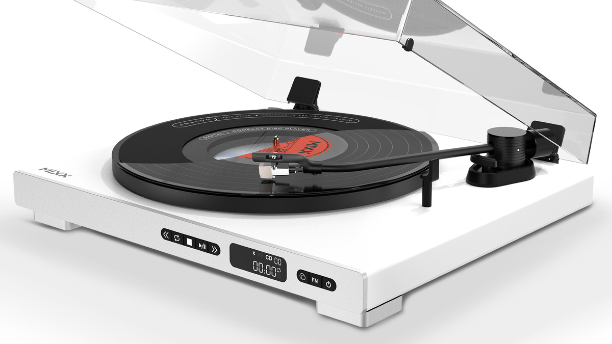 MIXX Analog+ सेतो पृष्ठभूमिमा सेतोमा