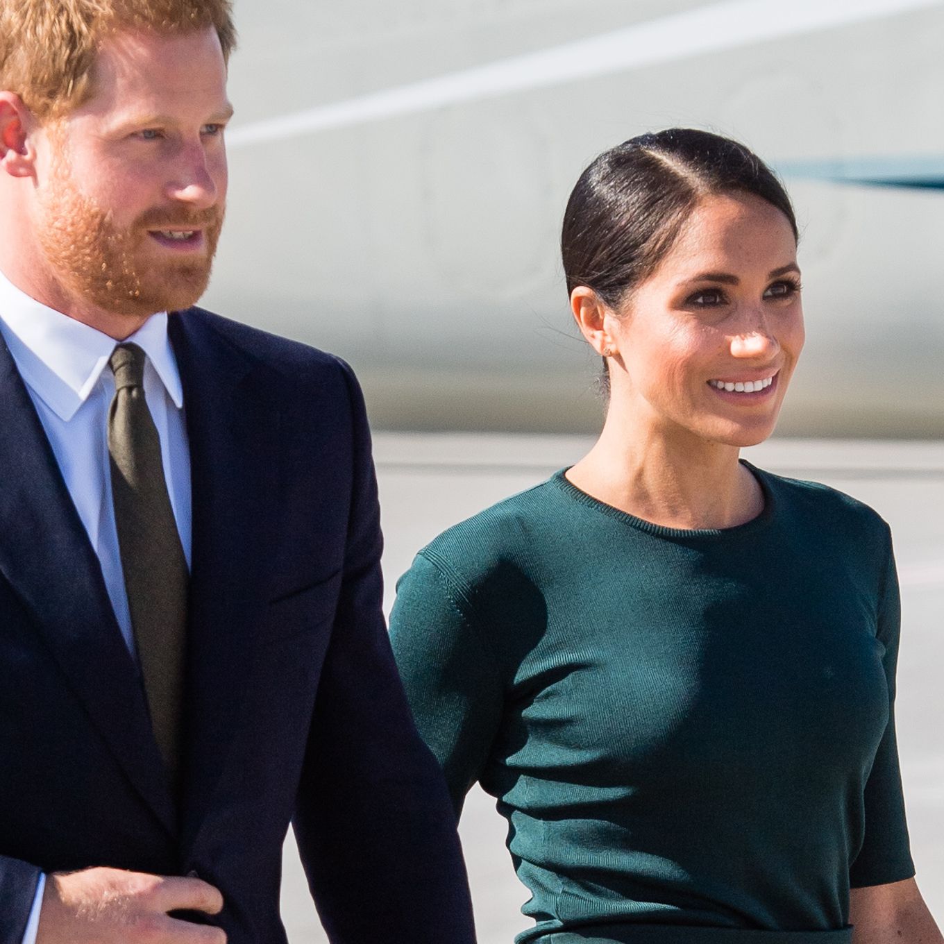 Meghan Markle Wears Green Givenchy Dress for Day One of Ireland Tour |  Marie Claire