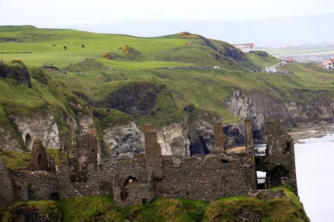 The Irish coastline provided a dramatic backdrop for stage 2