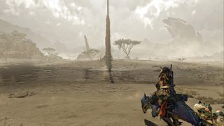 A screenshot of the PC version of Monster Hunter Wilds using the game's photo mode