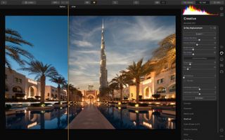 Best alternatives to Photoshop - Luminar Neo in use on a computer