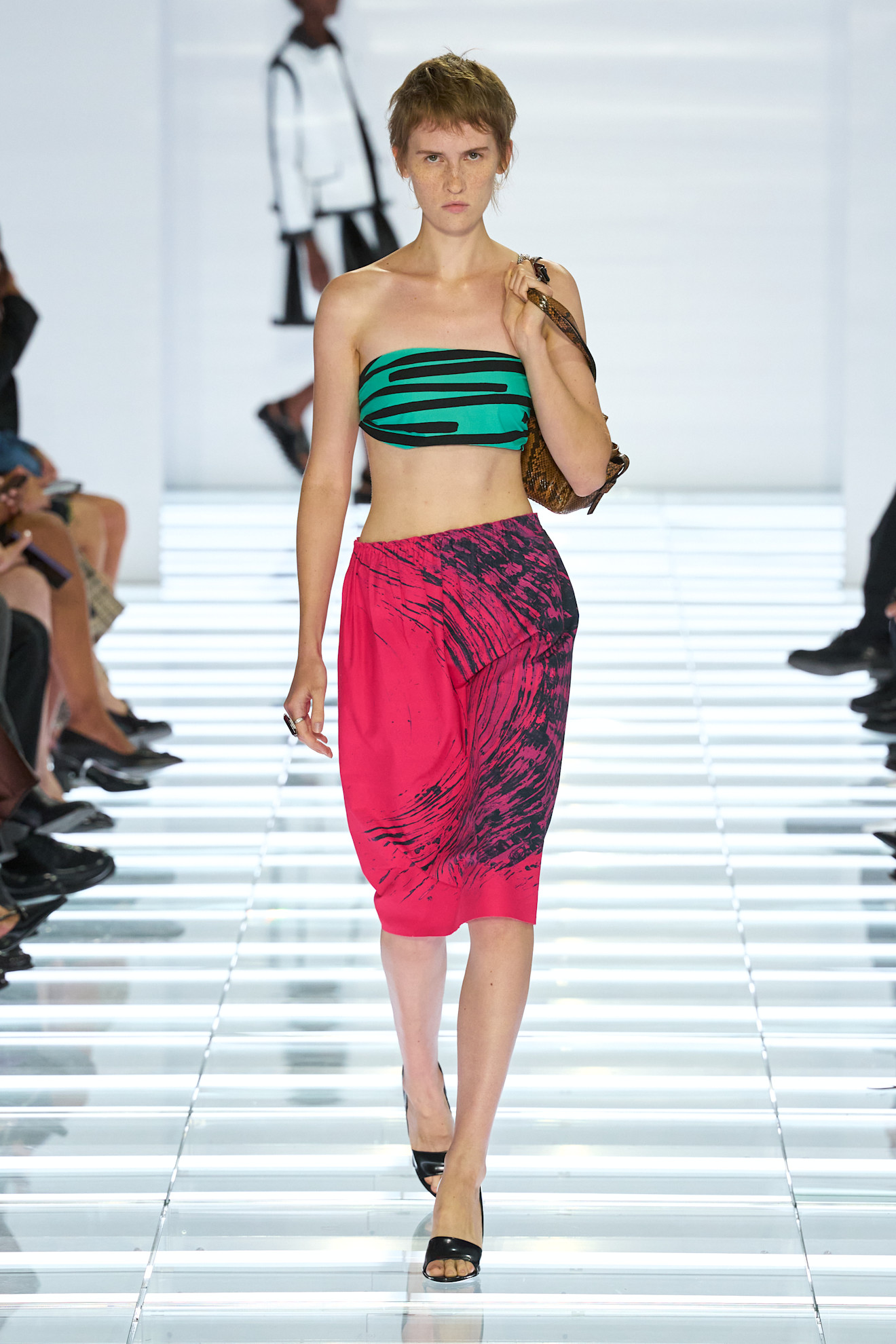 Skirt look on the Prada spring/summer 2027 runway