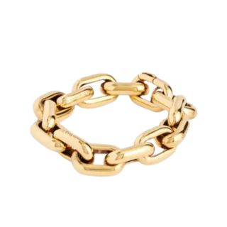 gold chunky chain bracelet