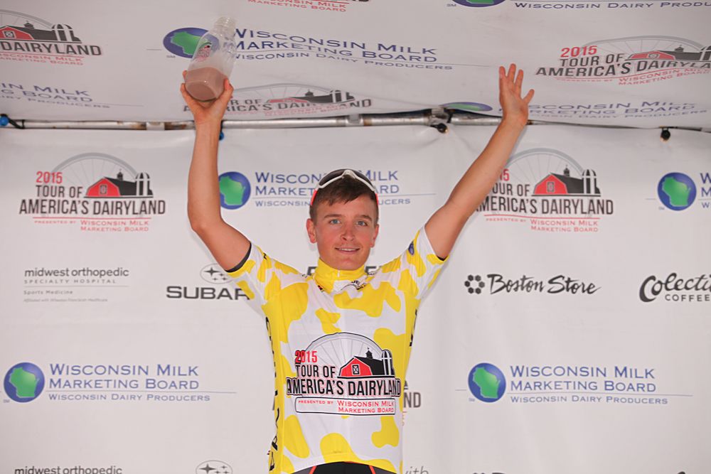 The overall leader Alexander Ray