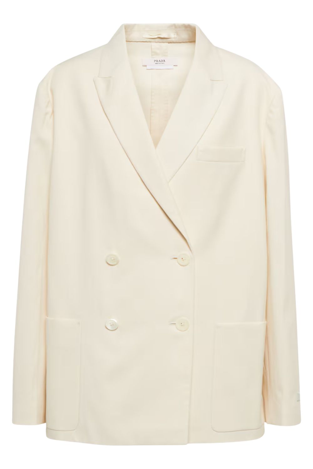 Prada Double-breasted cotton blazer