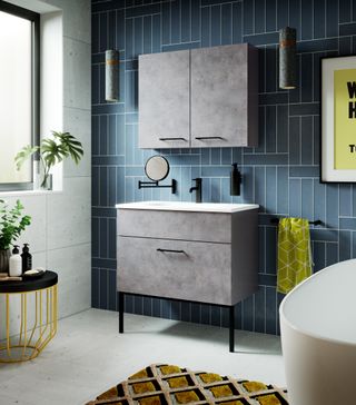 small furniture ideas slimline and wall-mounted bathroom units by The Luxury Bathroom Company