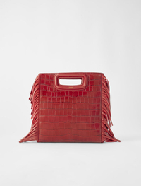 CROCODILE EMBOSSED-LEATHER M BAG was £260 now £182 (-30%)