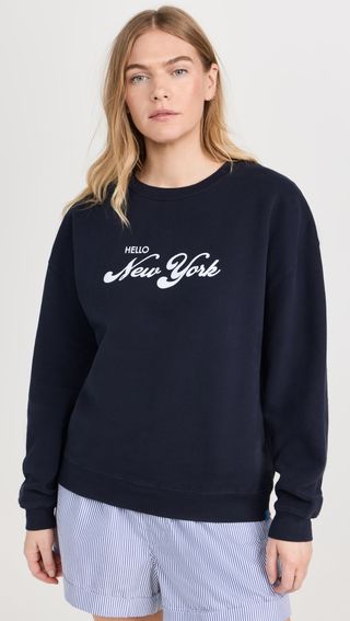 KULE, The Oversized Hello New York Sweatshirt