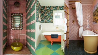 Colorful bathroom ideas