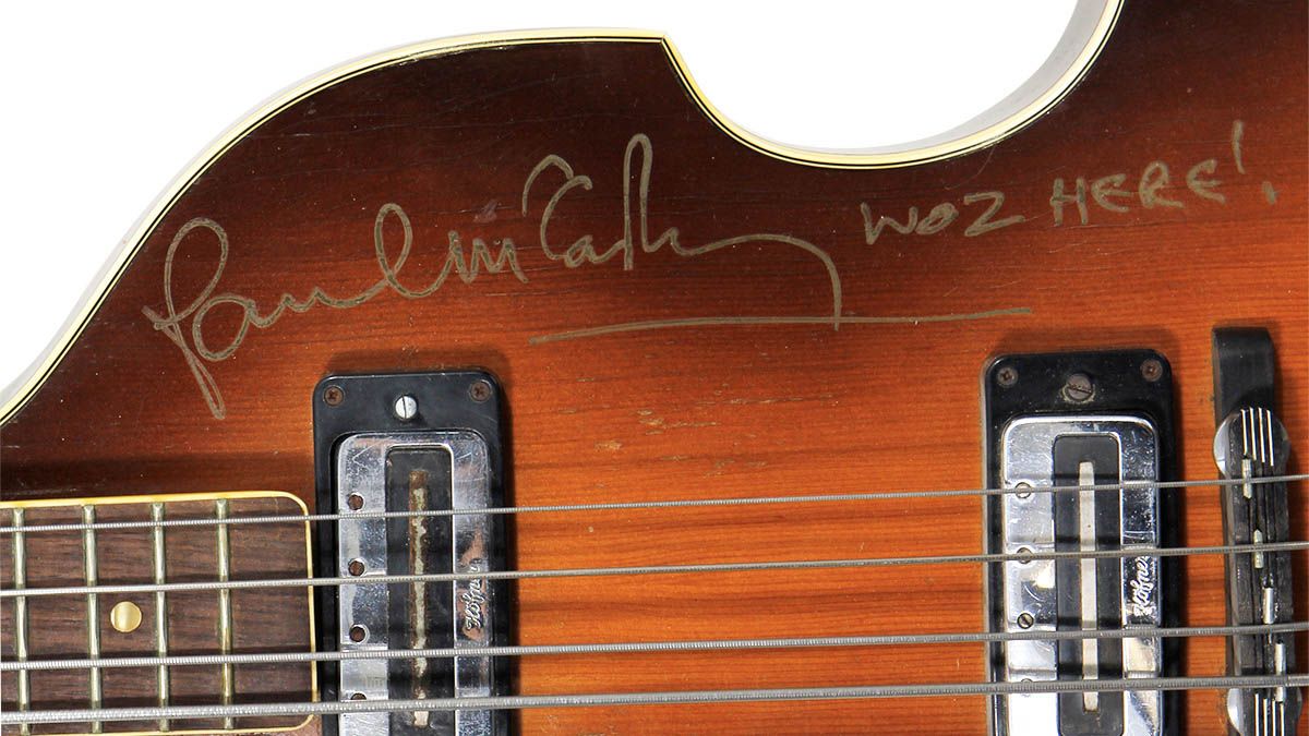 Paul McCartney's 1960 H&ouml;fner 500/1 Violin Bass