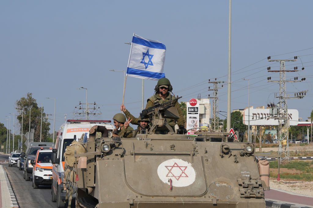 An Israeli tank