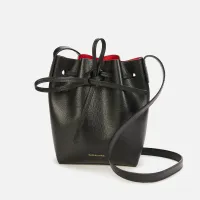 Mansur Gavriel mini saffiano bucket bag, now £311.50 (was £445) | Coggles