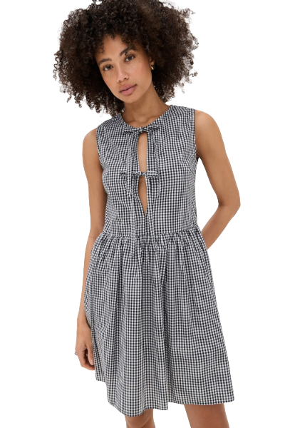 Playa Lucila , Tie Up Gingham Dress