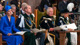 Prince and Princess of Wales and the King and Queen at St Giles' Cathedral