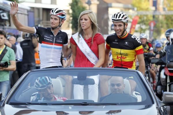 Schleck and Gilbert were the stars of the race