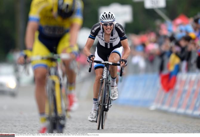 Albert Timmer (Giant-Shimano) almost took the win today but faded
