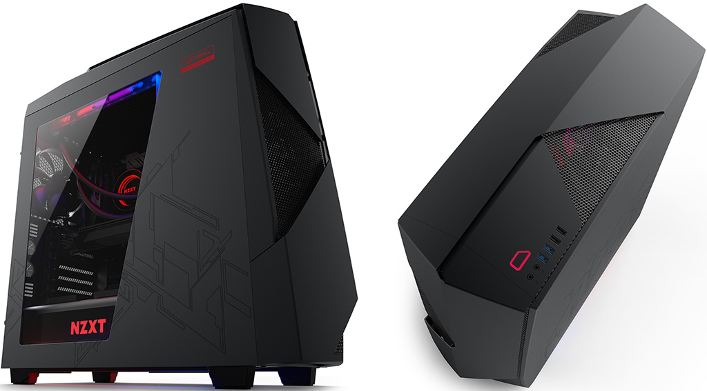 Nzxt And Asus Team Up On Special Edition Noctis 450 Rog Case Pc Gamer