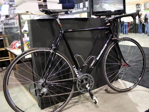 Richard Sachs built this for Rapha's Continental project and is possibly the first and only black Sachs frame you'll ever see.