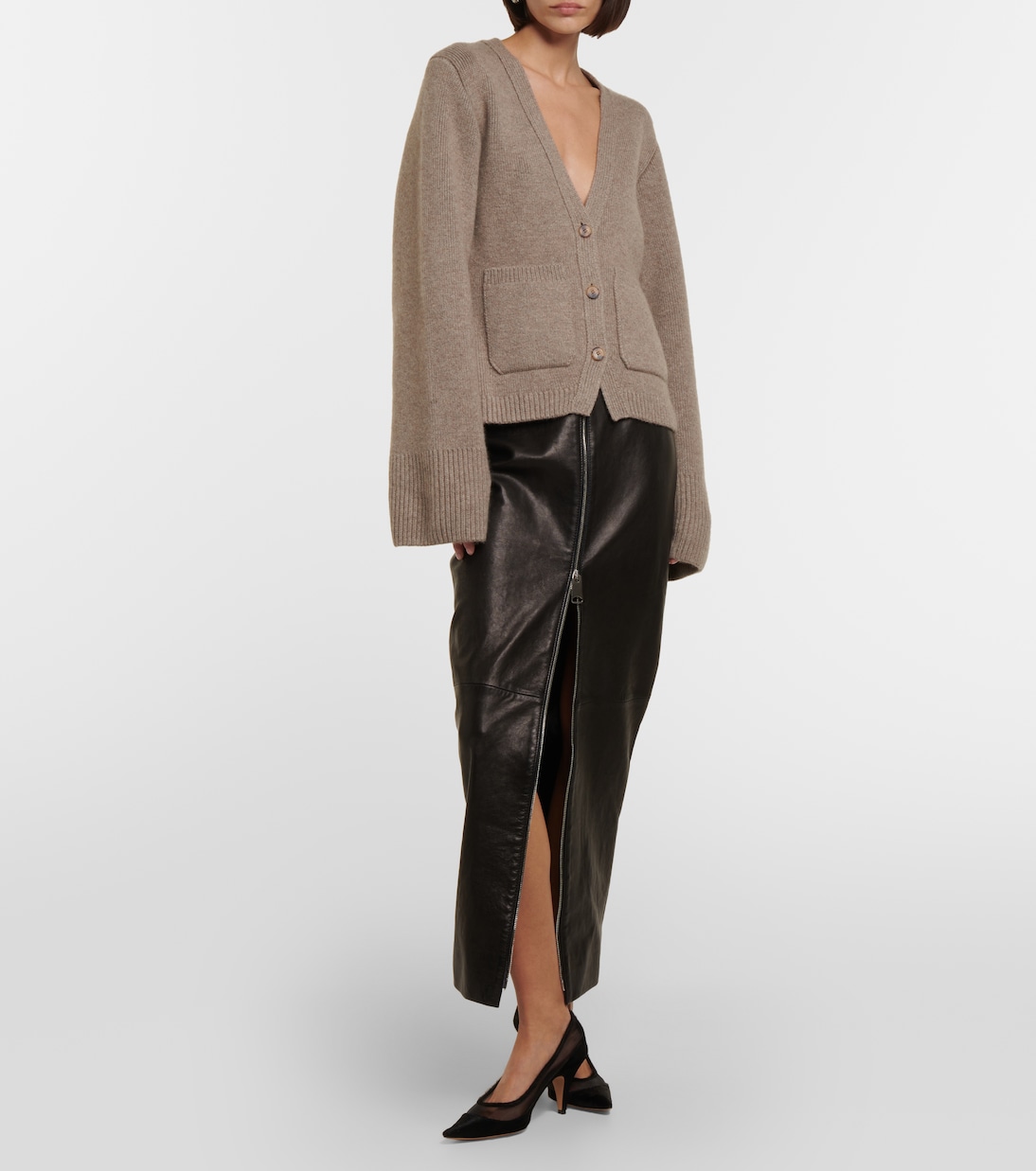 Scarlet Cashmere-Blend Cardigan