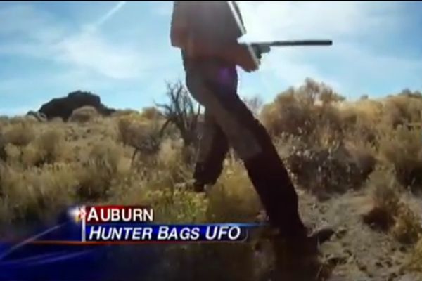 Californian Robert Pitzer hunting near Lovelock, N.V. Credit: ABC News 10