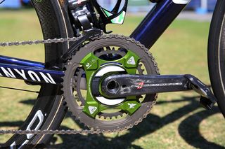 Jasha S&uuml;tterlin's Canyon with a Power2max power meter, Campagnolo cranks and Look pedals
