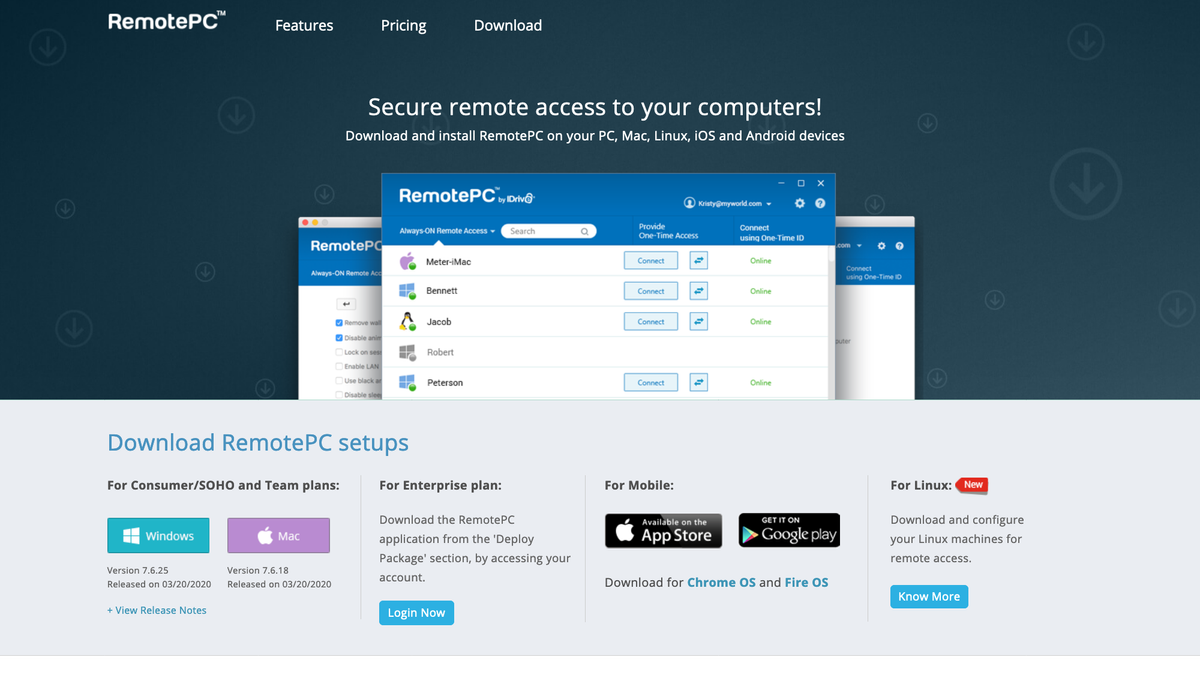 compare remotepc to splashtop