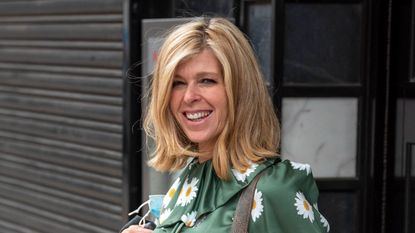 Kate Garraway seen arriving at the Global studios her for Smooth Radio show