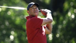 Tiger Woods takes a shot at The Masters