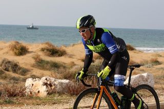 Team patron Sylvan Adam joined a ride along the Mediterranean coast.
