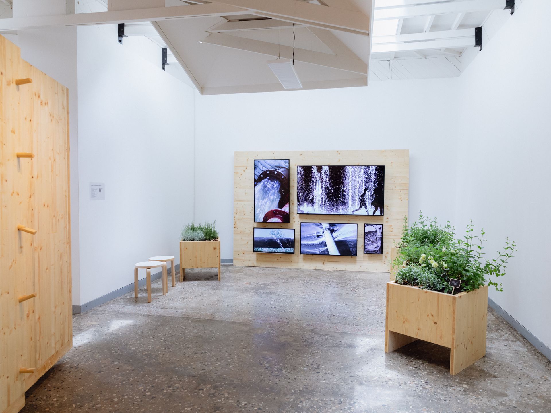 Finnish pavilion interior