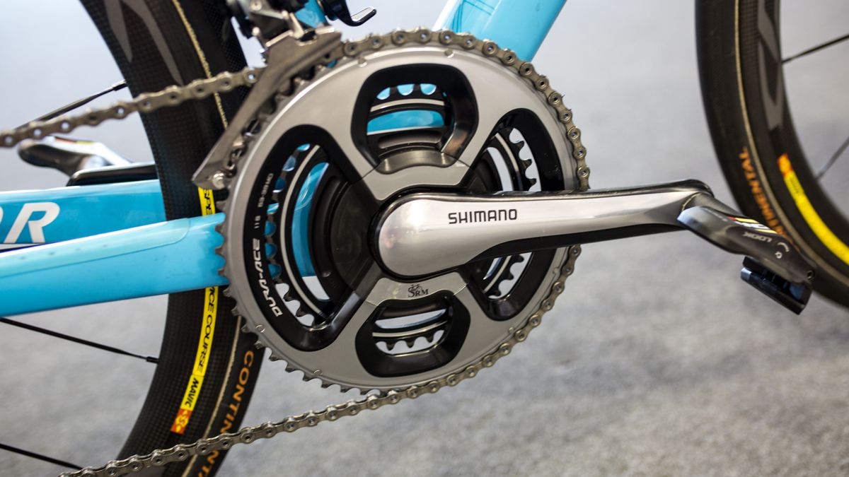 The bike is equipped with a SRM powermeter