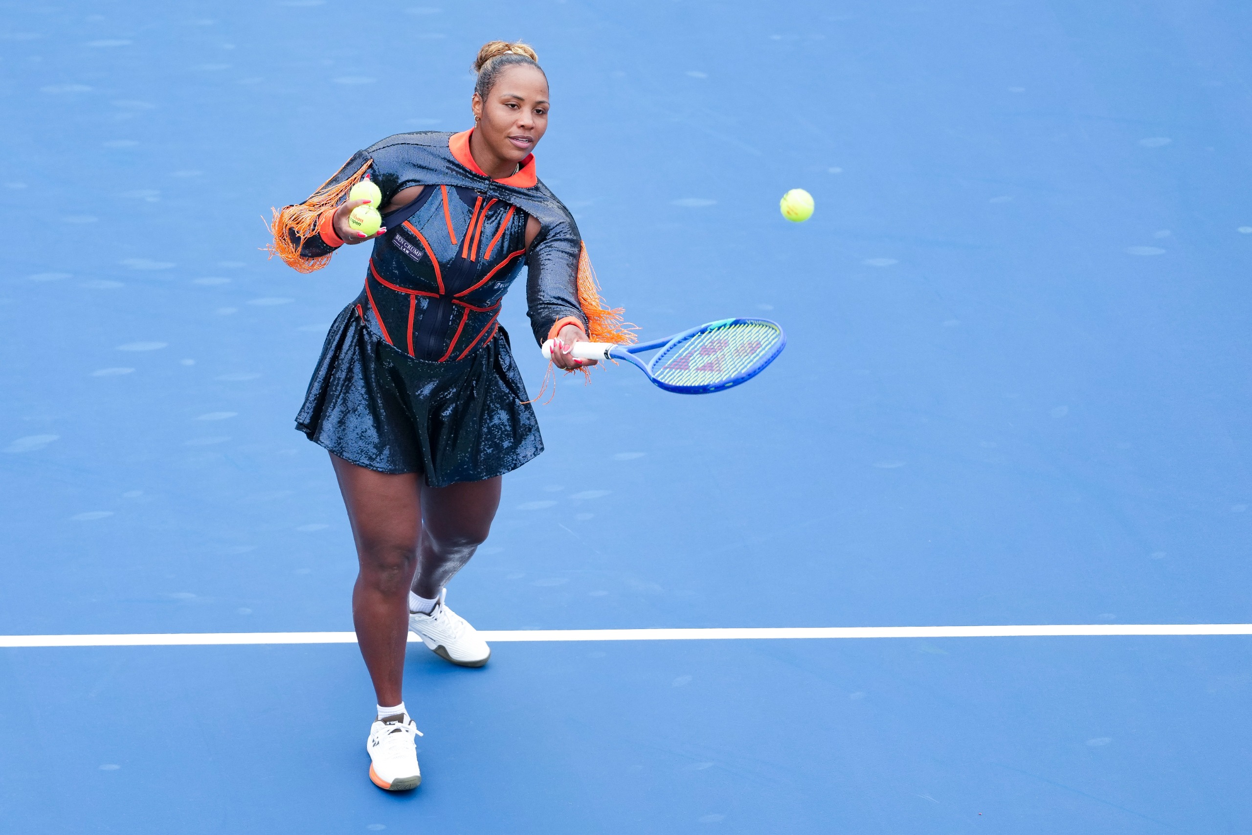 Taylor Townsend's custom outfit at the 2026 US Open