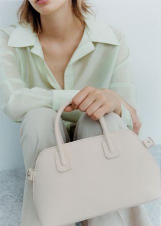 Double-Handle Bowling Bag - Women | Mango United Kingdom