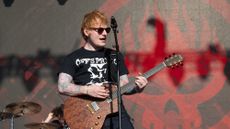 Ed Sheeran performs at the 2024 BottleRock in Napa, California.