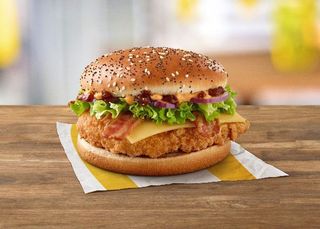 McDonald's new burger home style crispy chicken