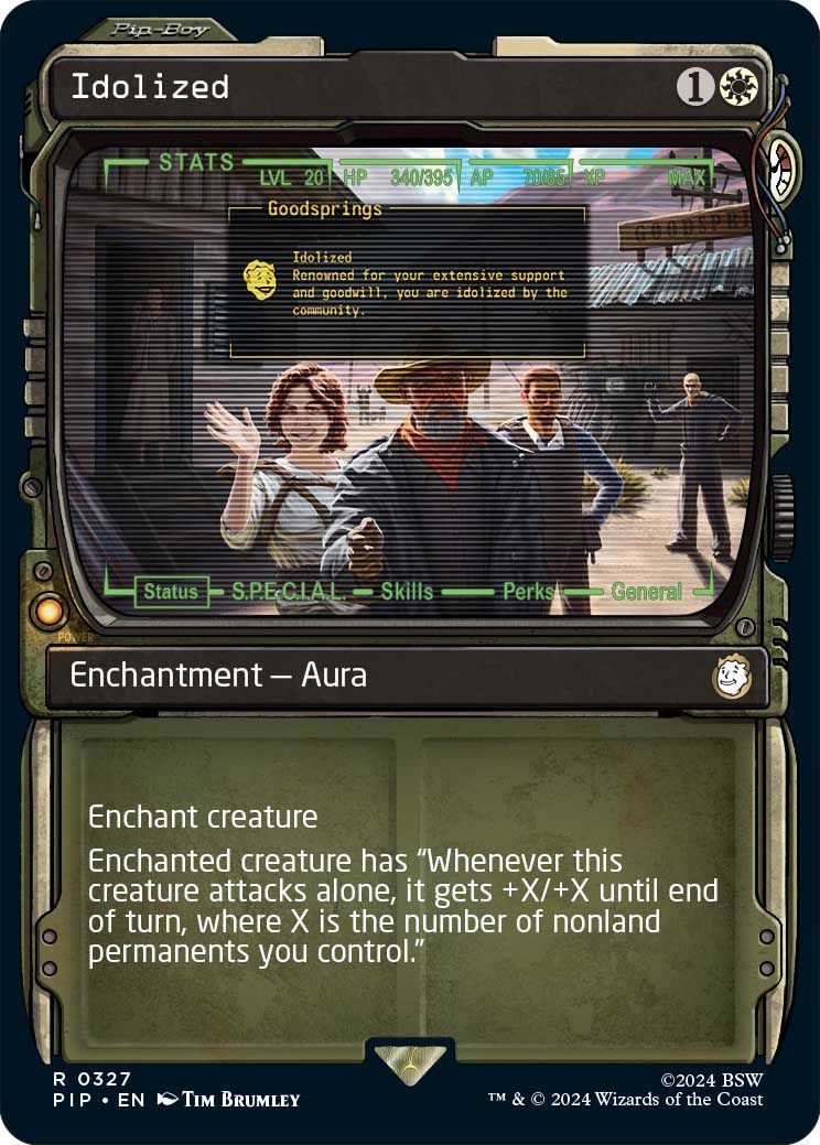 Magic: The Gathering Fallout crossover card preview