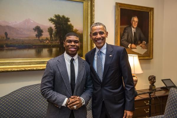 Obama and Noah McQueen sit down for a chat on StoryCorps