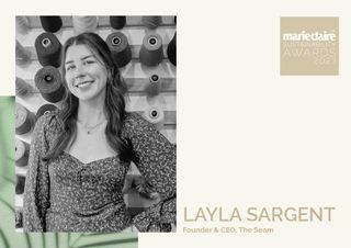 Marie Claire UK Sustainability Awards 2023 Layla Sargent