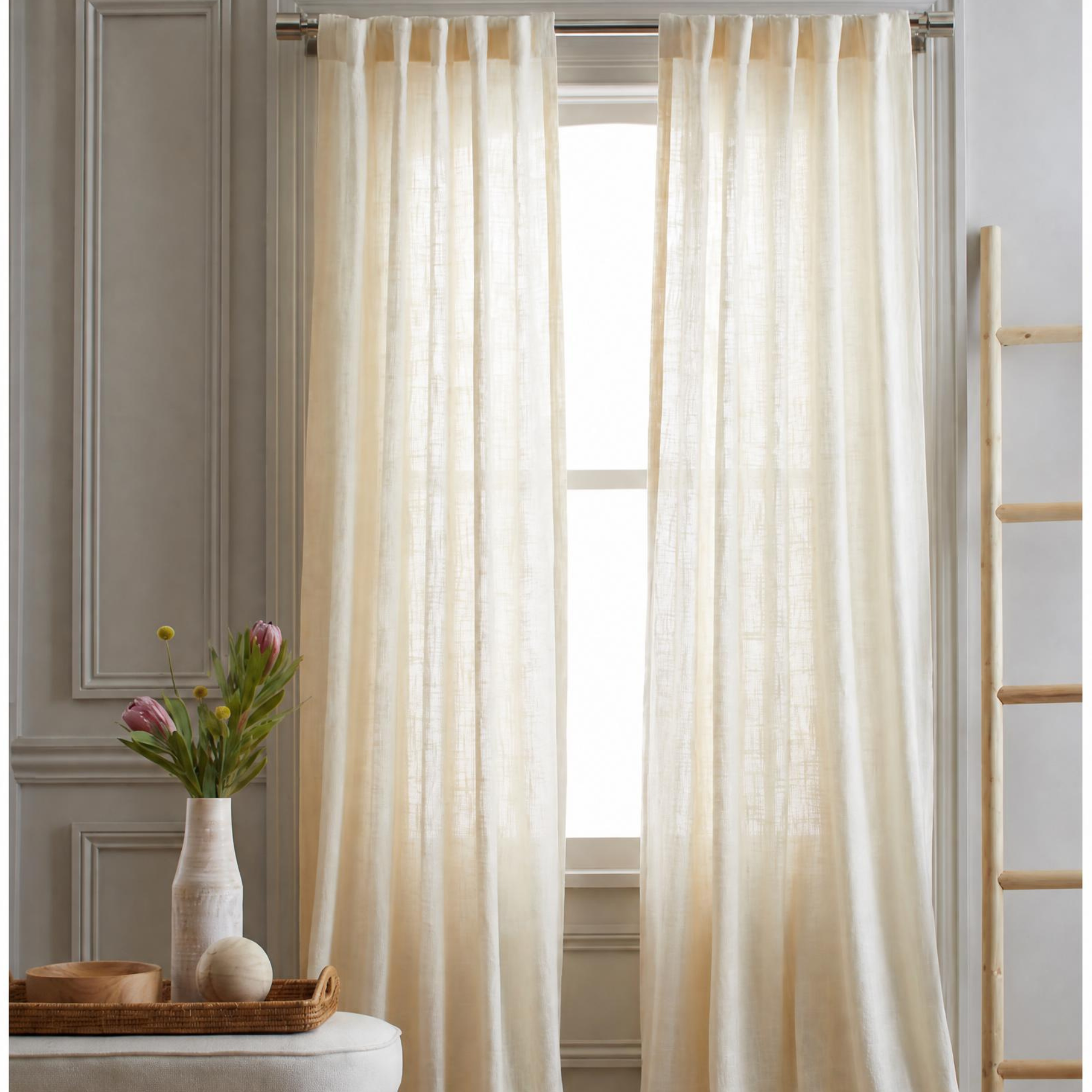 sheer curtains