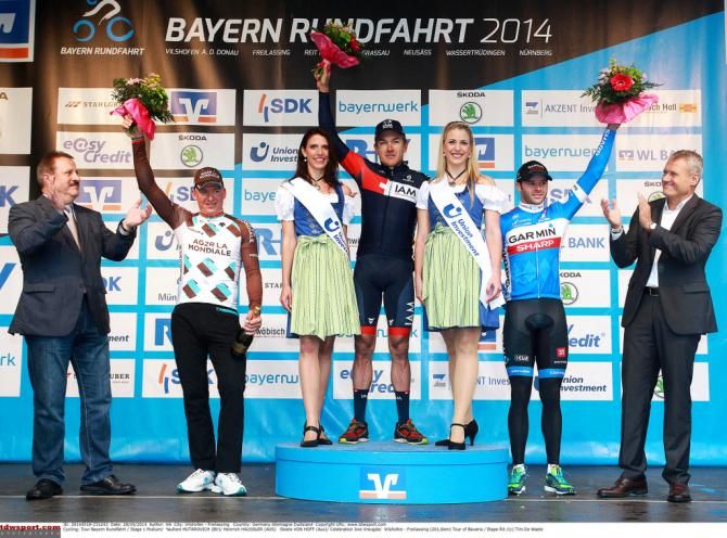 The podium from stage 1