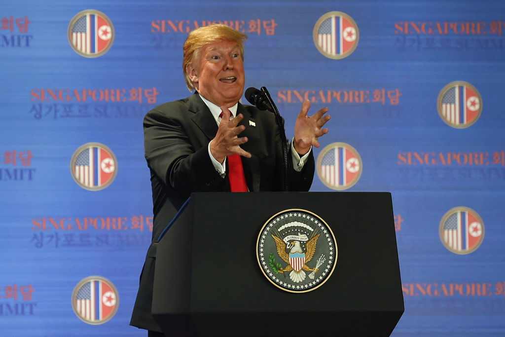 Donald Trump Singapore Summit news conference.