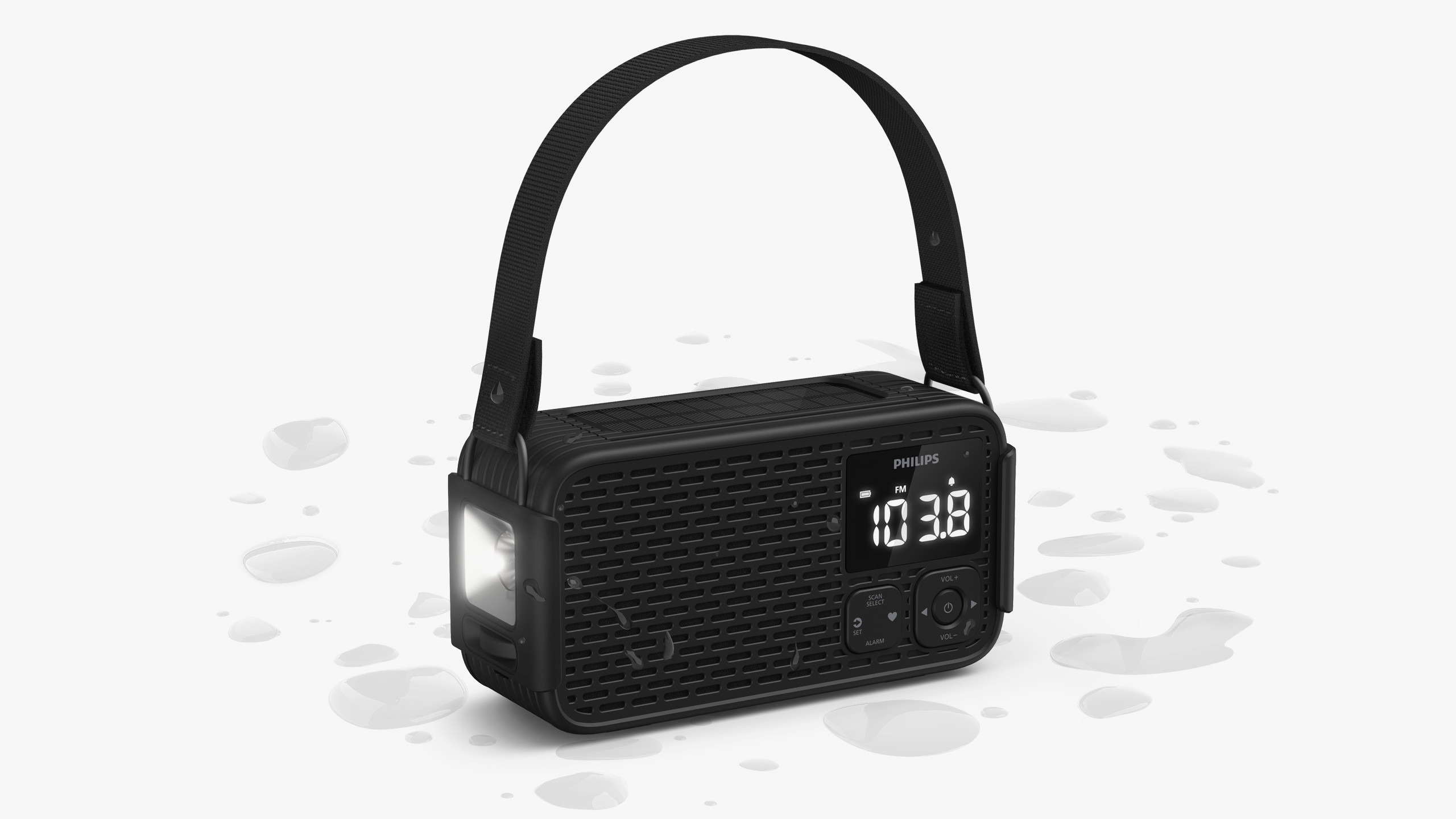 The TAR3500 doubles up as a torch