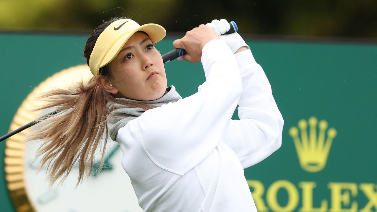 Michelle Wie West during the US Women&#039;s Open at Pebble Beach