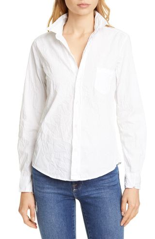 Barry Crinkle Button Down Shirt