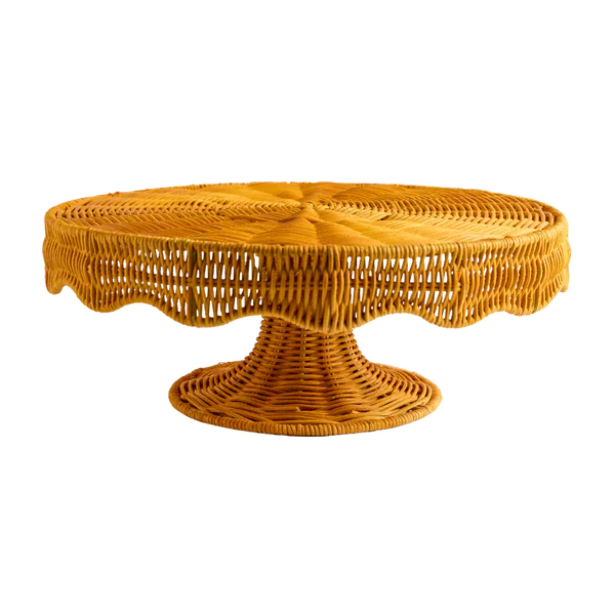 Round rattan cake stand The Six Bells